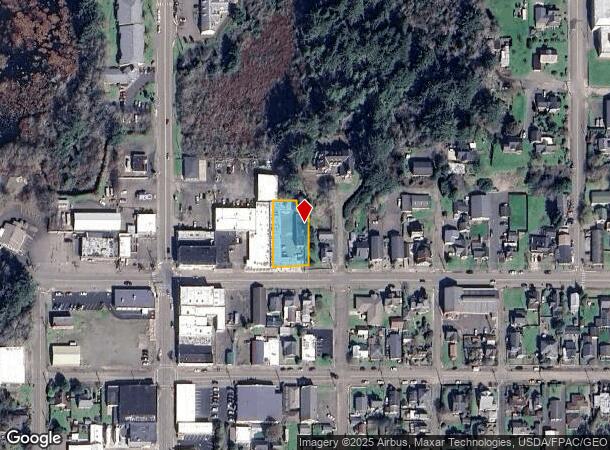  126 Spruce St E, Ilwaco, WA Parcel Map