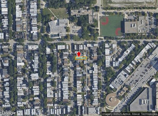  815 S Bell Ave, Chicago, IL Parcel Map