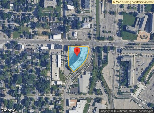  616 Fulton St W, Grand Rapids, MI Parcel Map