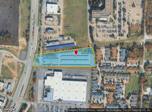 1201 S Loop 288, Denton, TX Parcel Map