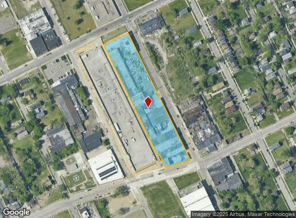  2425 Bellevue St, Detroit, MI Parcel Map