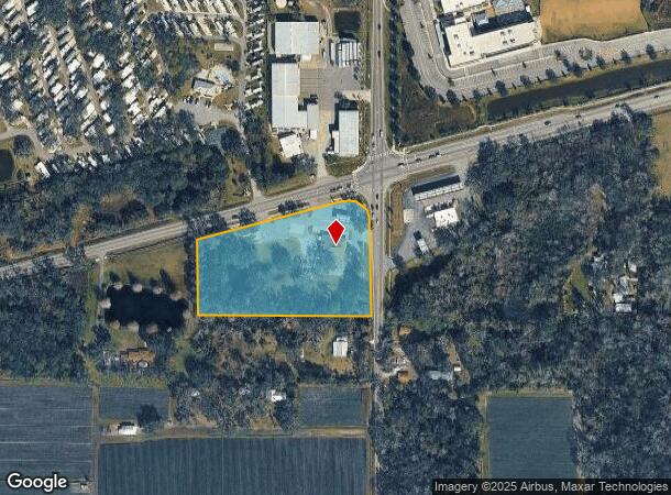 12877 E 92 Hwy, Dover, FL Parcel Map