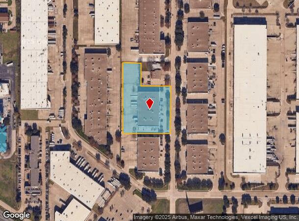  8051 Jetstar Dr, Irving, TX Parcel Map