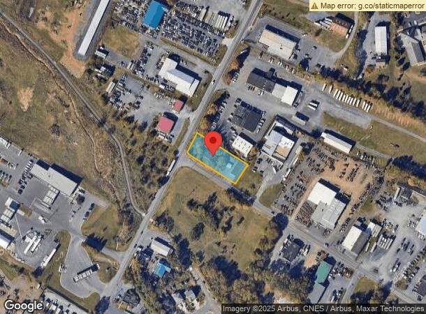  1110 N Liberty St, Harrisonburg, VA Parcel Map