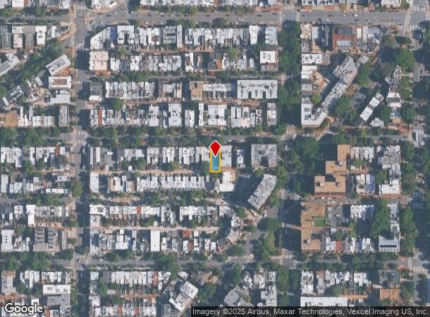  1724 T St Nw, Washington, DC Parcel Map