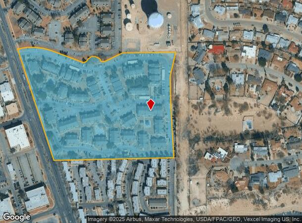 9385 Viscount Blvd, El Paso, TX Parcel Map