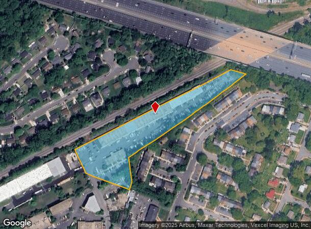 7307 Highland St, Springfield, VA Parcel Map