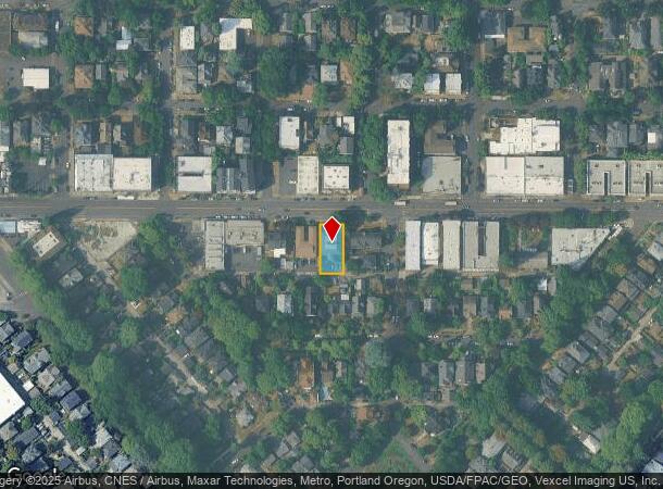 1526 Se Hawthorne Blvd, Portland, OR Parcel Map