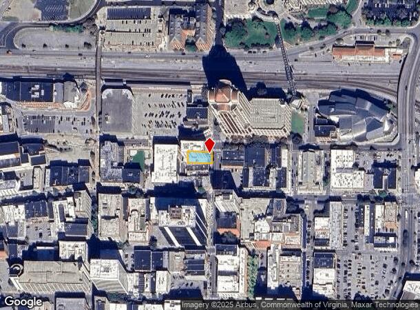 101 S Jefferson St, Roanoke, VA Parcel Map