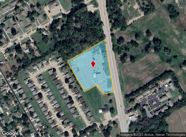  2101 N Kaufman St, Ennis, TX Parcel Map