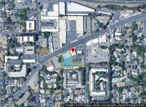  1280 Boulevard Way, Walnut Creek, CA Parcel Map
