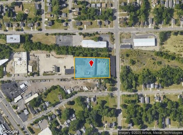 117 Turk St, Pontiac, MI Parcel Map