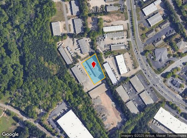 390 Sharon Industrial Way, Suwanee, GA Parcel Map