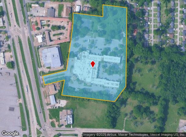 2032 Ne Evangeline Trwy, Lafayette, LA Parcel Map