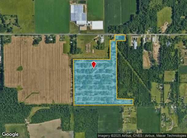  6830 E N Ave, Kalamazoo, MI Parcel Map