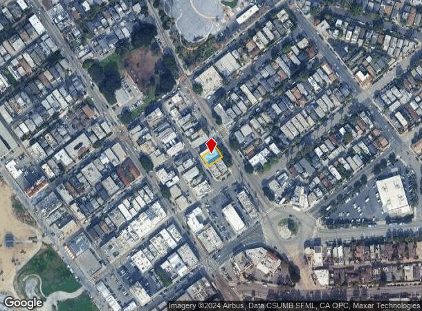  1406 Main St, Venice, CA Parcel Map