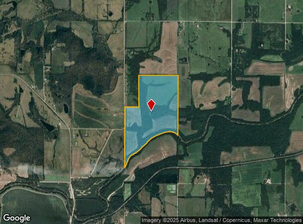 1037 Virginia Rd, Lane, KS Parcel Map