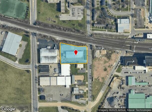  607 S Scott St, South Bend, IN Parcel Map