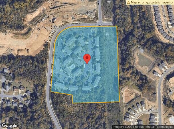  1920 Twin Creek Dr, Charlotte, NC Parcel Map