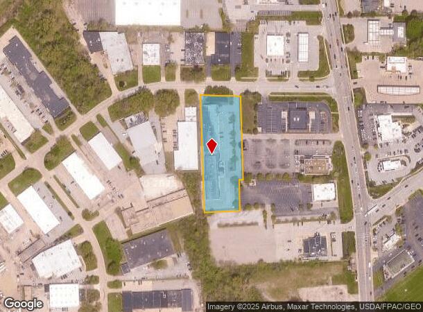  7314 Industrial Park Blvd, Mentor, OH Parcel Map