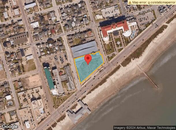  2102 Seawall Blvd, Galveston, TX Parcel Map