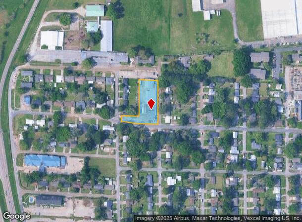  700 W Alexander St, Lafayette, LA Parcel Map