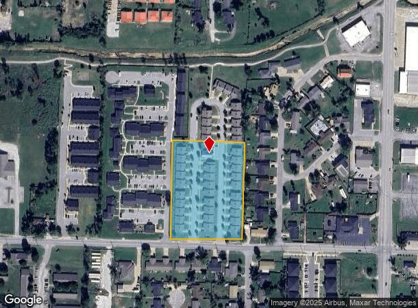  503 N Persimmon Cir, Rogers, AR Parcel Map