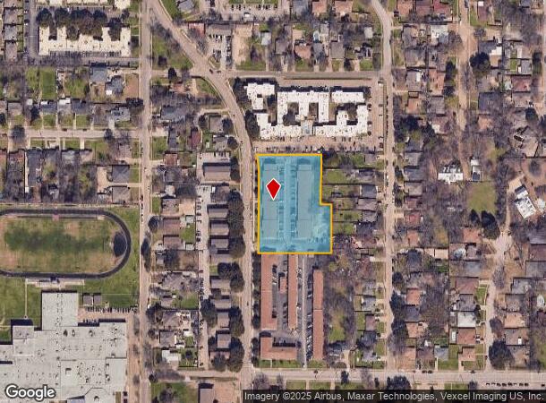  1120 N Nursery Rd, Irving, TX Parcel Map