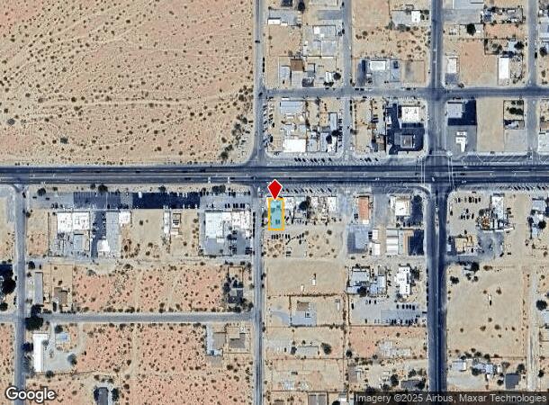  61705 29 Palms Hwy, Joshua Tree, CA Parcel Map