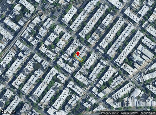  1821 Putnam Ave, Ridgewood, NY Parcel Map