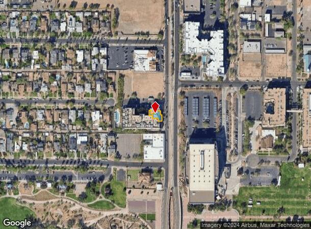  1326 N Central Ave, Phoenix, AZ Parcel Map