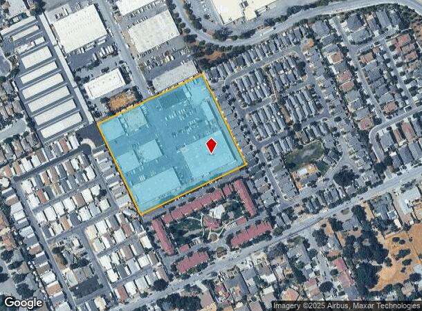 16840 Joleen Way, Morgan Hill, CA Parcel Map
