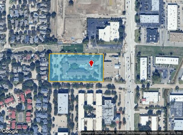 4165 Proton Dr, Addison, TX Parcel Map