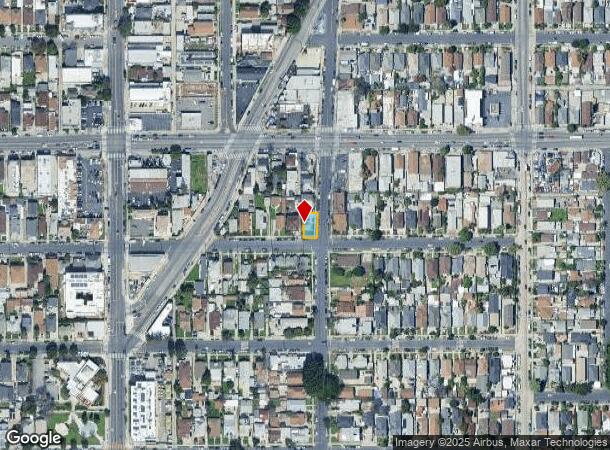 4421 Wall St, Los Angeles, CA Parcel Map