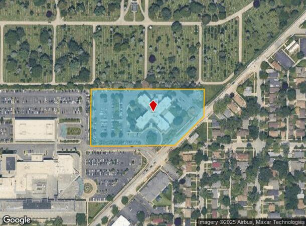 9700 Gross Point Rd, Skokie, IL Parcel Map