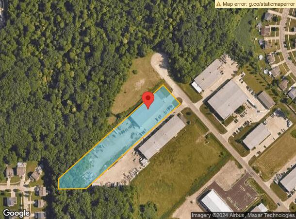  51543 Industrial Dr, New Baltimore, MI Parcel Map