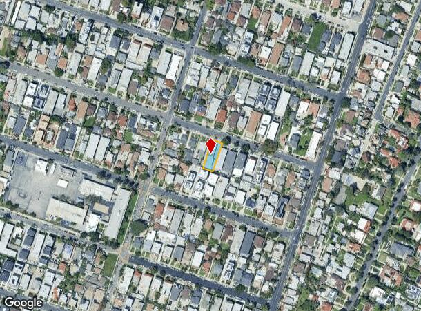  4546 W 17Th St, Los Angeles, CA Parcel Map