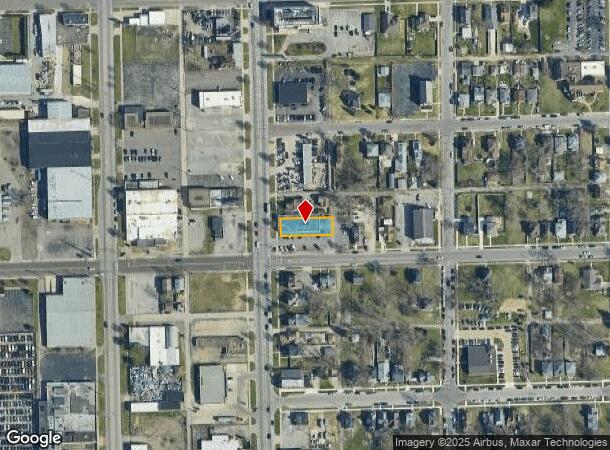  1518 S Michigan St, South Bend, IN Parcel Map