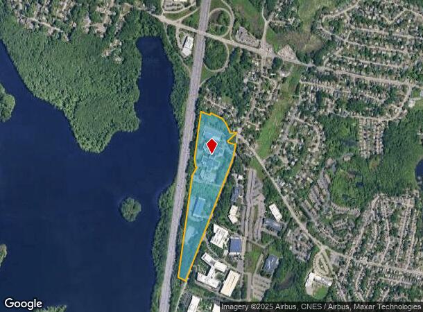 404 Wyman St, Waltham, MA Parcel Map