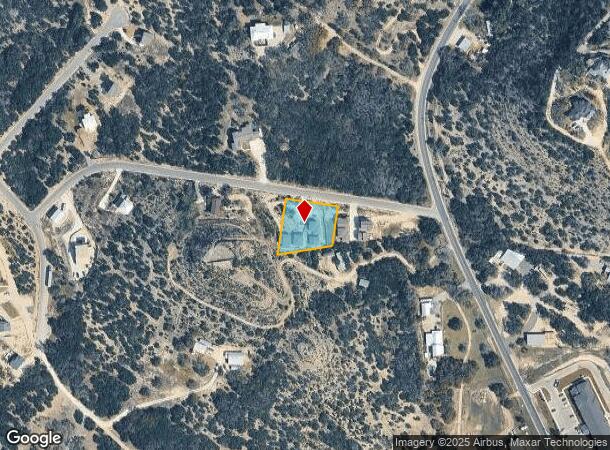 185 Hidden Dr, Canyon Lake, TX Parcel Map