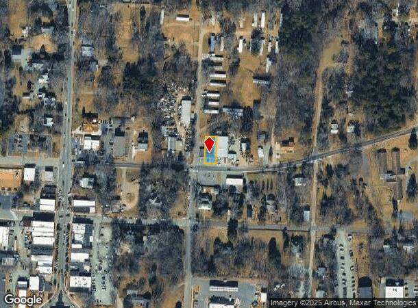 121 Thompson St, Pittsboro, NC Parcel Map