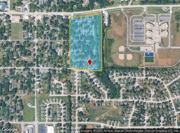  501 E 10Th St, Eudora, KS Parcel Map