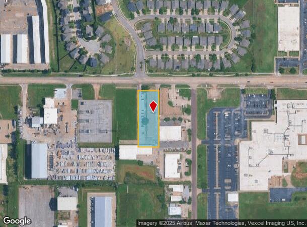 800 W Rock Creek Rd, Norman, OK Parcel Map