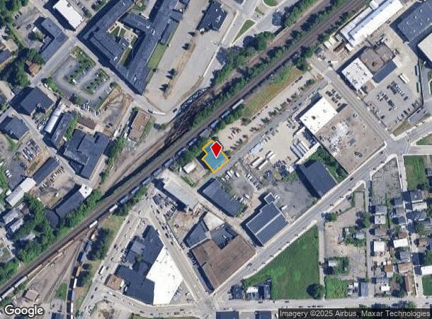 133 Gold St, Worcester, MA Parcel Map