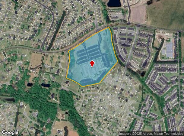  1451 Thomas Langston Rd, Winterville, NC Parcel Map