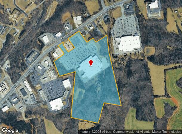 550 Old Franklin Tpke, Rocky Mount, VA Parcel Map