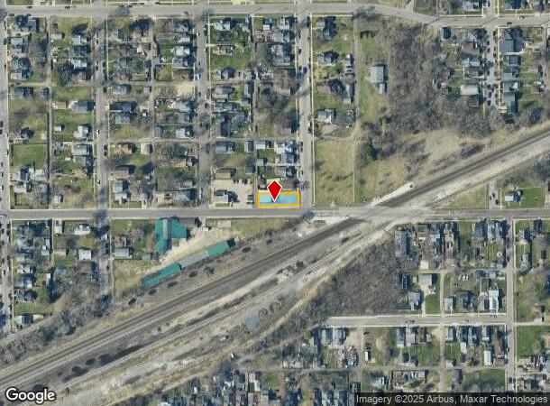  1609 Ford St, South Bend, IN Parcel Map