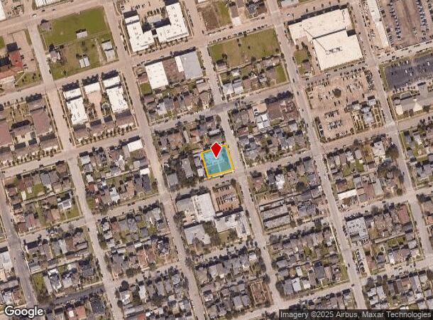  1502 Market St, Galveston, TX Parcel Map