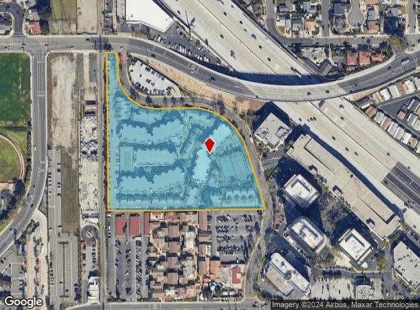  15555 Huntington Village Ln, Huntington Beach, CA Parcel Map