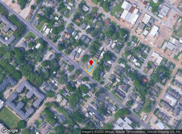  707 E University Ave, Lafayette, LA Parcel Map